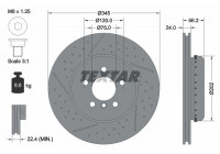 Brake Disc PRO+ 92265525 Textar