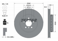 Brake Disc PRO+ 92265725 Textar