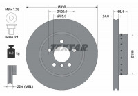 Brake Disc PRO+ 92265825 Textar