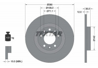 Brake Disc PRO 92267303 Textar