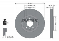 Brake Disc PRO 92268103 Textar