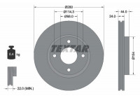 Brake Disc PRO 92269203 Textar