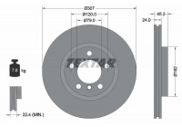Brake Disc PRO+ 92275605 Textar