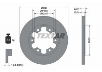 Brake Disc PRO 92275803 Textar