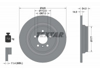 Brake Disc PRO+ 92277405 Textar