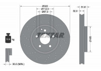 Brake Disc PRO+ 92277705 Textar