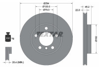 Brake Disc PRO+ 92277805 Textar