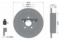 Brake Disc PRO 92277903 Textar