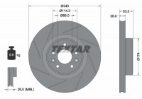 Brake Disc PRO+ 92282205 Textar