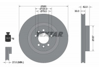 Brake Disc PRO+ 92283205 Textar