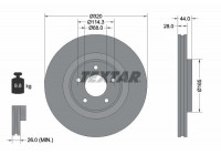 Brake Disc PRO 92283503 Textar