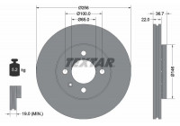 Brake Disc PRO 92287003 Textar