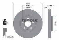 Brake Disc PRO+ 92287505 Textar