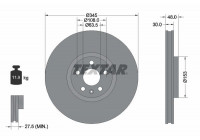 Brake Disc PRO+ 92289805 Textar
