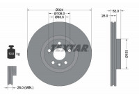 Brake Disc PRO+ 92293205 Textar