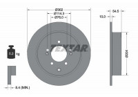 Brake Disc PRO 92293303 Textar