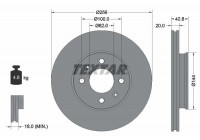Brake Disc PRO 92295403 Textar