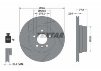 Brake Disc PRO+ 92295505 Textar