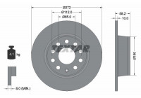 Brake Disc PRO 92300003 Textar