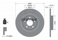 Brake Disc PRO 92304703 Textar