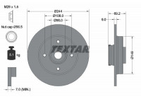 Brake Disc PRO 92305403 Textar