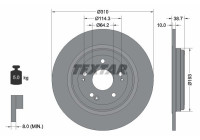 Brake Disc PRO 92306103 Textar