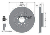 Brake Disc PRO+ 92307705 Textar