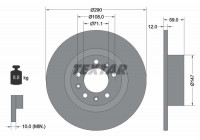 Brake Disc PRO 92313603 Textar