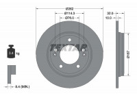 Brake Disc PRO 92314403 Textar