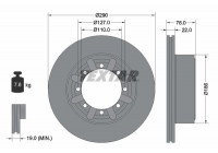Brake Disc PRO 92322303 Textar