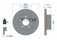 Brake Disc PRO 93104603 Textar