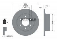 Brake Disc PRO 93143303 Textar