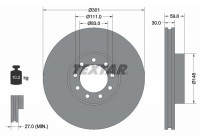 Brake Disc PRO 93177603 Textar