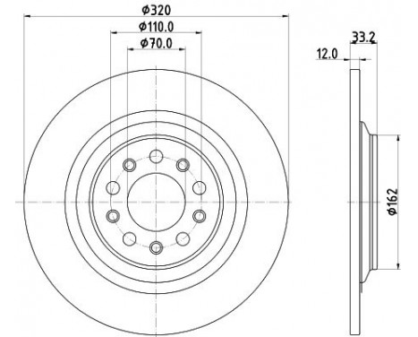 Brake disc PRO