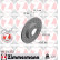 Brake Disc SPORT BRAKE DISC COAT Z 100.1243.52 Zimmermann, Thumbnail 2