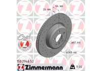 Brake Disc SPORT BRAKE DISC COAT Z 150.2946.52 Zimmermann