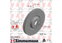 Brake disc SPORT BRAKE DISC COAT Z 150.2988.52 Zimmermann