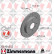 Brake Disc SPORT BRAKE DISC COAT Z 250.1340.52 Zimmermann, Thumbnail 2
