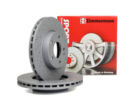 Brake disc SPORT BRAKE DISC COAT Z 250.1399.52 Zimmermann