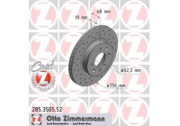 Brake Disc SPORT BRAKE DISC COAT Z 285.3505.52 Zimmermann