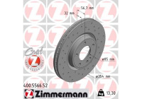 Brake disc SPORT BRAKE DISC COAT Z 400.5566.52 Zimmermann