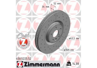 Brake Disc SPORT BRAKE DISC COAT Z 450.5225.52 Zimmermann