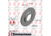 Brake Disc SPORT BRAKE DISC COAT Z 460.1005.52 Zimmermann