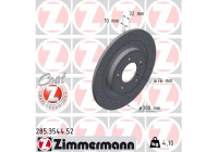 Brake disc SPORT BRAKE DISC Z 285.3544.52 Zimmermann