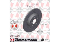 Brake disc SPORT BRAKE DISC Z 400.5545.52 Zimmermann
