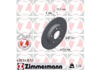 Brake disc SPORT BRAKE DISC Z 470.5410.52 Zimmermann