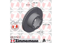 Brake disc SPORT BRAKE DISC Z 600.3274.52 Zimmermann
