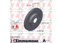 Brake disc SPORT BRAKE DISC Z 610.3733.52 Zimmermann