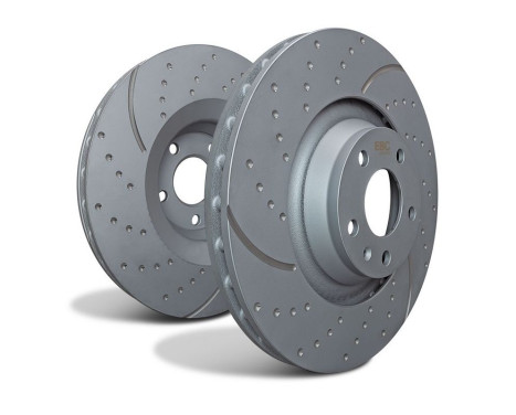 Brake Disc Turbo Grooved GD1067 EBC, Image 4