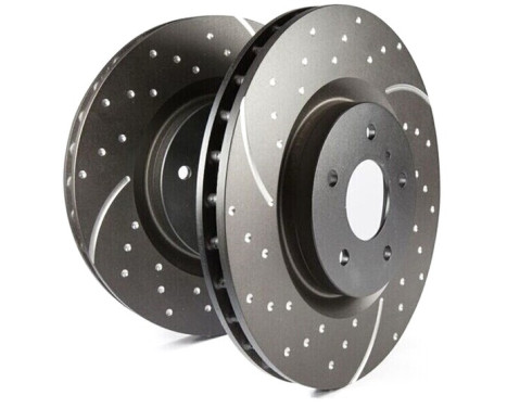 Brake Disc Turbo Grooved GD1449 EBC, Image 2